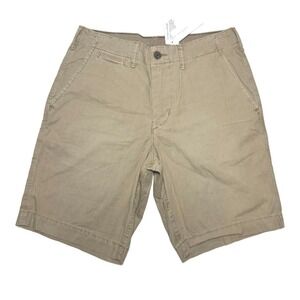 NWT American Eagle Next Level Flex Chino Shorts Mens 30 tan Preppy Collegiate